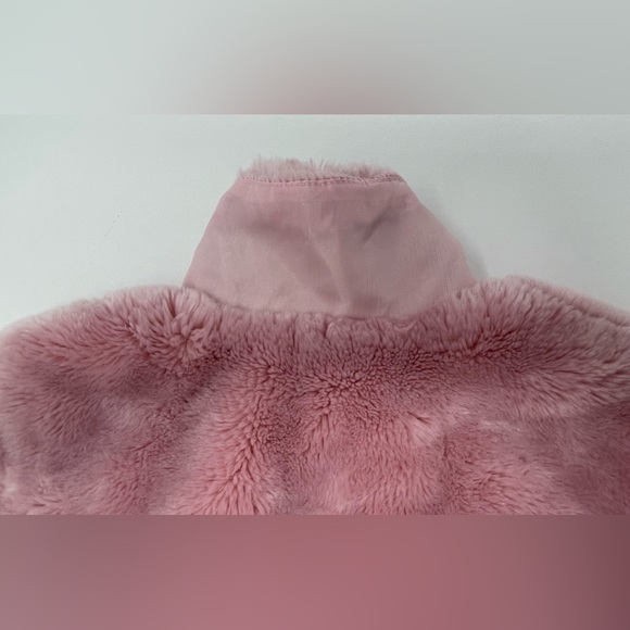 ROOTS: Fuzzy Pink Bomber Jacket, Kids Size 4T - Picture 5 of 8